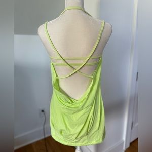 Lululemon strait workout top with sports bra